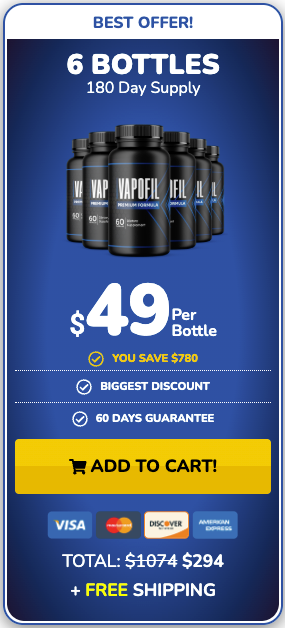 VapoFil 6 bottle package